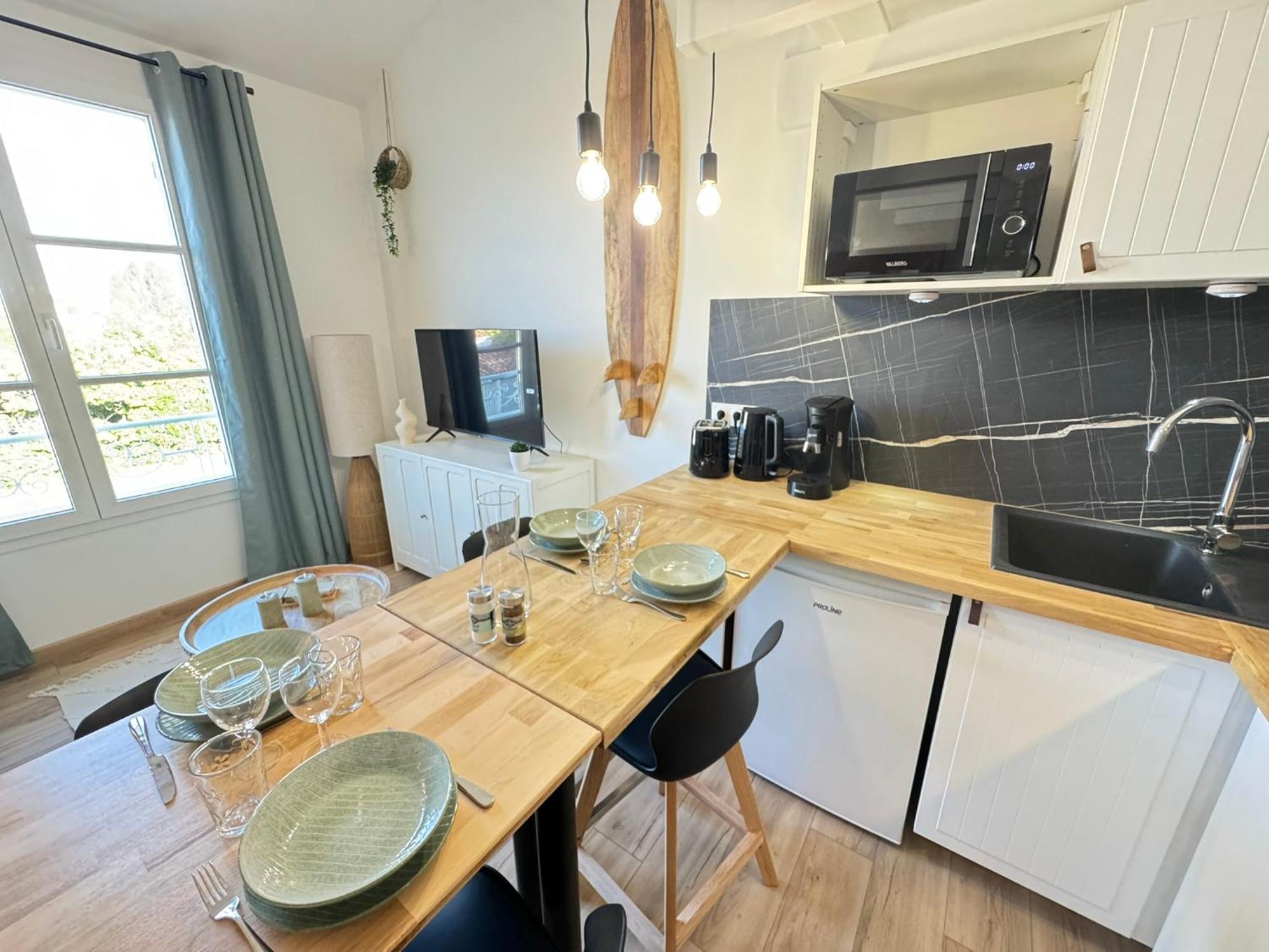 L'Annerie - Piscine Apartment ลา กัวเดอ-ซูร์-แมร์ ภายนอก รูปภาพ
